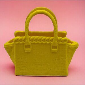 Barbie Doll Fashionista Accessory Yellow Handbag Diorama Mattel
